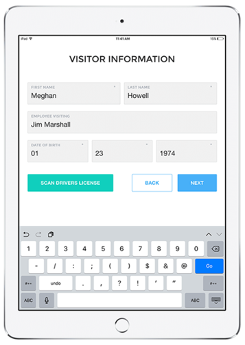 visitu visitor information ipad